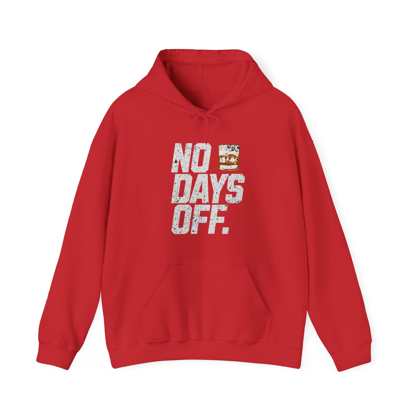 No Days Off Rocks Glass Hoodie