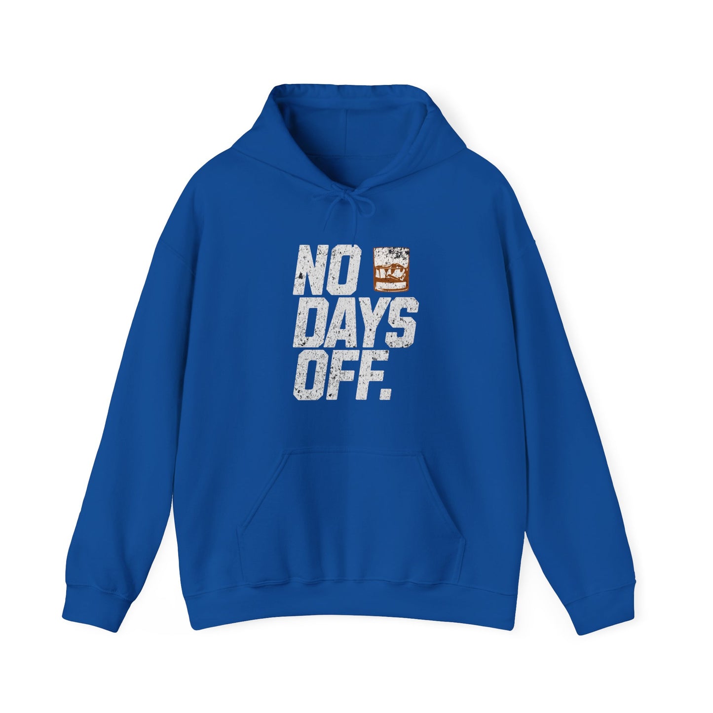 No Days Off Rocks Glass Hoodie