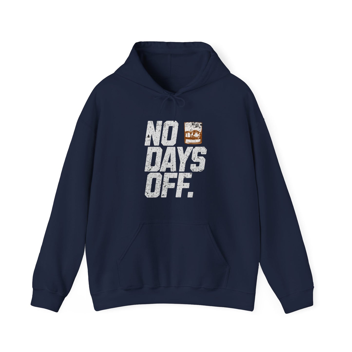 No Days Off Rocks Glass Hoodie