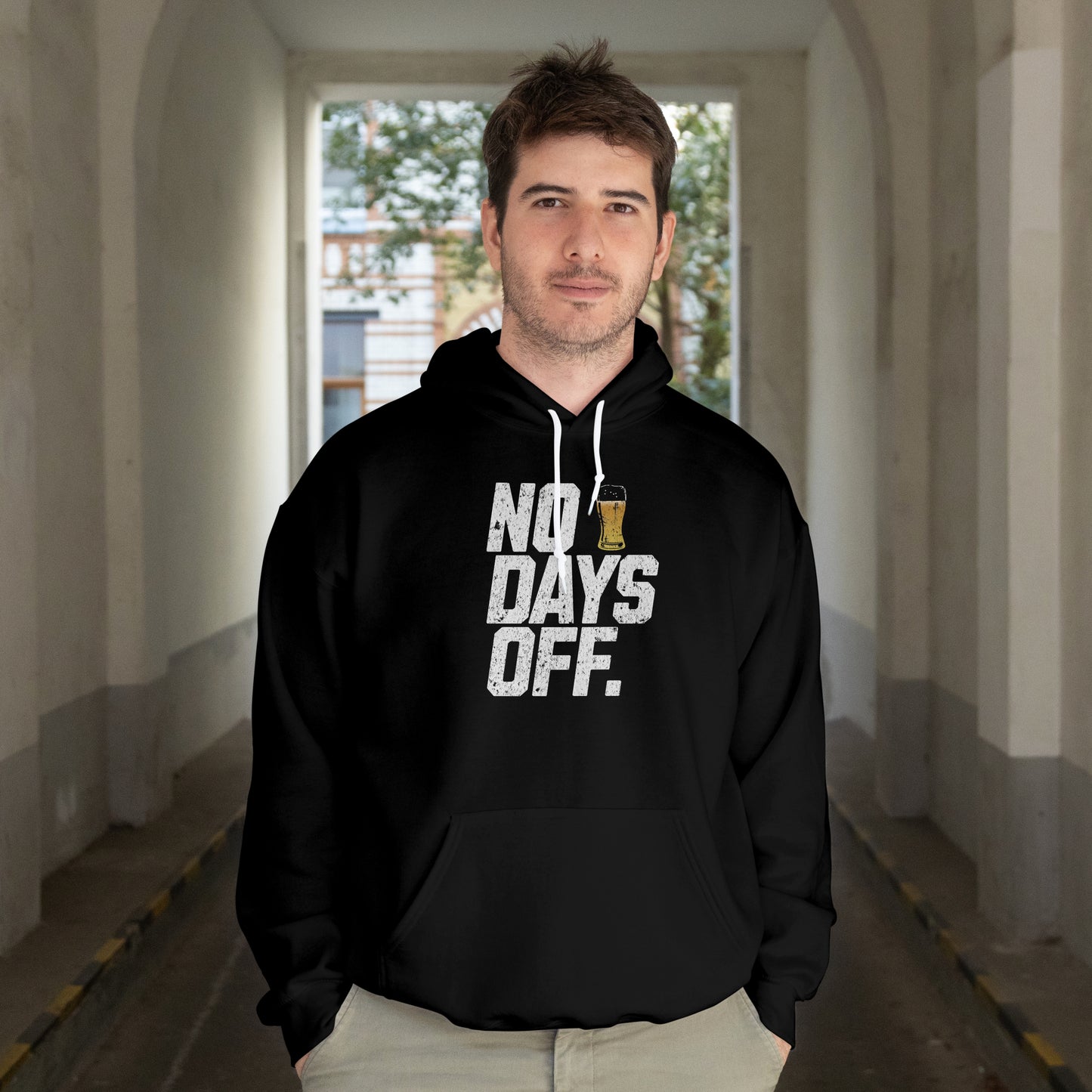No Days Off Beer Hoodie