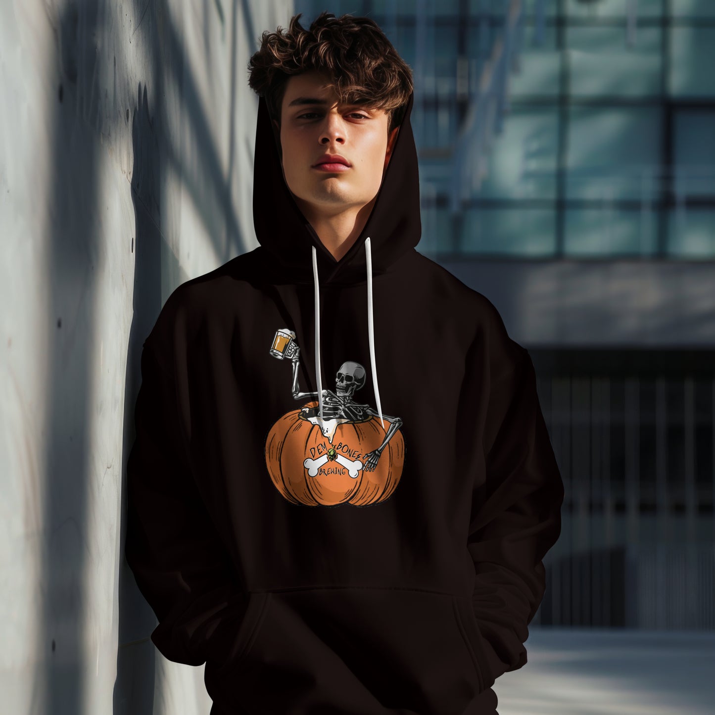 Skeleton Pumpkin Hoodie