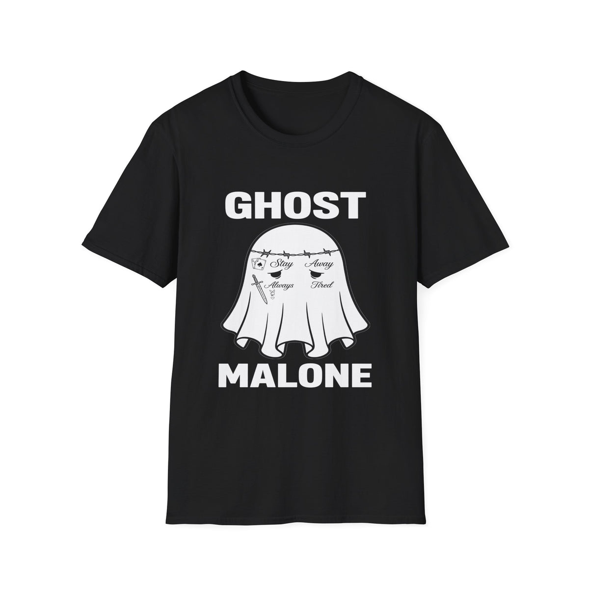 Ghost Malone T-Shirt — Funny Halloween Ghost Shirt