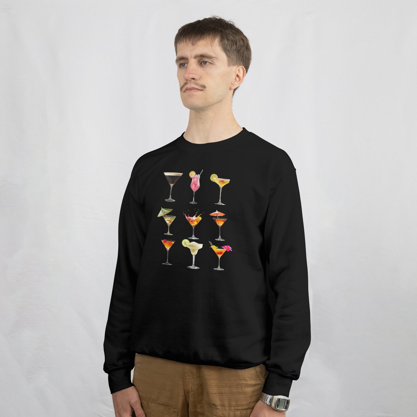 9 Cocktails Sweat Shirt